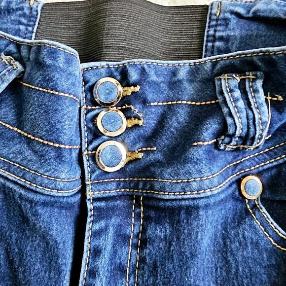 Lamasini skinny jeans 13 button fly elastic waist big butts - Picture 10 of 12